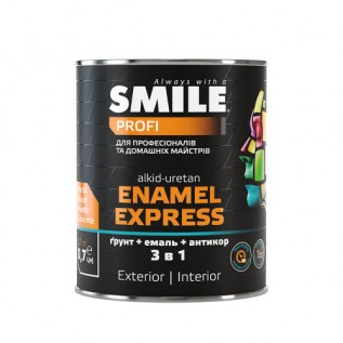 Емаль антикорозійна SMILE PROFI 3 в 1, «гладке кольорове покриття», Color, Ral 1003 Жовта 2л