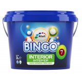BINGO 7 Фарба інтер'єрна Premium блеск 7 (Шовковистий глянець, миюча) 3л (до 33м2)
